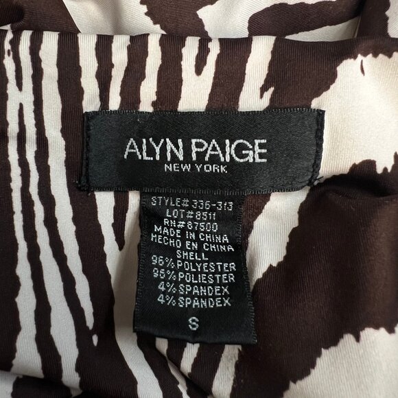 Vintage Strapless Zebra Print Maxi Dress Summer Sun Tropical Vacation 90s Y2K - Picture 4 of 7